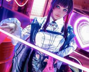 Joyce Lin2x化身赛博朋克——一组Lucy的cos，图片证明一切，别眨眼哟！